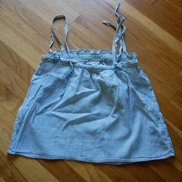 Madewell Striped Tie-Strap Cami Top Tank Romantic Lightweight - Picture 3 of 3